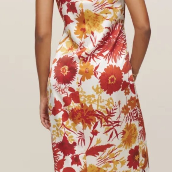 NWOT Reformation Lian Silk Dress - Picture 2 of 4